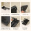 Porta bicchieri di plastica con staffa – 6 scomparti, 4