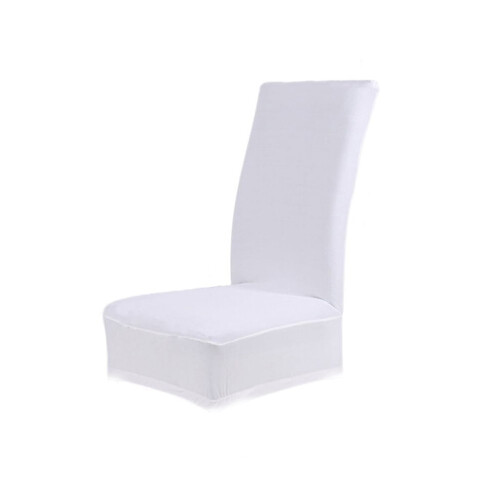 Universal-Stuhlbezug aus Polyester, weiß