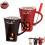 Chocolate Fondue Cup with Fork and Candle 1pc 1