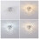 Silver Firework Crystal Chandelier 6-Bulb 60cm 3