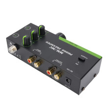 Phono-Vorverstärker 3-Band MM/MC, XLR I/O, Eisen, EU-Stecker