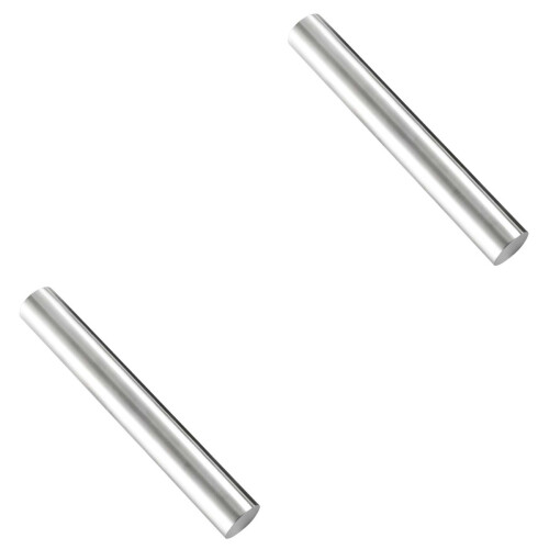 2Pcs Stainless Steel Dumpling Rolling Pins Silver Kitchen Tool 1