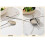 Support élégant pour ustensiles de cuisine en acier inoxydable, 7