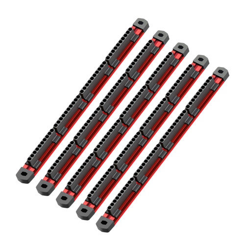 Professional 12 Slot Magnetic Screwdriver Bit Storage-5 pack