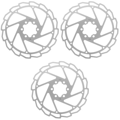 3Pièces Disques Alliage Argent 1