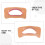4Pcs Professional Dental Labial Inspection Tools for Prosthetic Setup 4