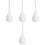 4Pcs Large White Ceramic Soup Spoons Multipurpose Kitchen Use 2