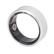 Bague intelligente argentée 11# 20 mAh, 20,7 mm diamètre intérieur 64,6 mm