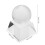 Transparent Crystal Globe Desktop Ornament for Geography Lovers 2