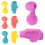 4Sets Assorted Color Silicone Writing Aid with Ergonomic Grip for Kids 10