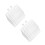 2Pcs White Iron Wire Shelf Dividers Freezer Rack Space Saver Organizer 2