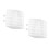 2Pcs White Iron Wire Shelf Dividers Freezer Rack Space Saver Organizer 4