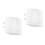 2Pcs White Iron Wire Shelf Dividers Freezer Rack Space Saver Organizer 7