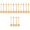 16Pcs Multi-Function Golden Stainless Steel Spoons for Coffee and Cake 2