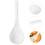 4Pcs Ceramic Soup Spoons Bulk White Kitchen Tableware 9