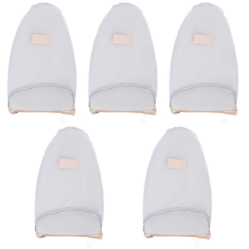 5Pcs Heat Resistant Ironing Mitts Grey for Steaming Hands 1