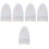 5Pcs Heat Resistant Ironing Mitts Grey for Steaming Hands 3