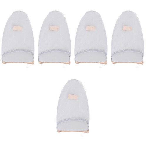 5Pcs Heat Resistant Ironing Mitts Grey for Steaming Hands 2