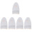 5Pcs Heat Resistant Ironing Mitts Grey for Steaming Hands 4