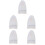 5Pcs Heat Resistant Ironing Mitts Grey for Steaming Hands 5