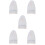 5Pcs Heat Resistant Ironing Mitts Grey for Steaming Hands 7
