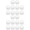 20Pcs White Silicone Mop Bucket Plug Replacement Drain Stoppers 4