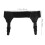 2Pcs Black Sock Garters for Men Adjustable Elastic Strap Clip Holders 2