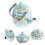Decorative Enamel Tea Pot Stable Base Home Kitchen Use 6