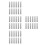 100Pcs Silver Metal Stamping Rectangle Blanks Blank Tags for Craft Use 3