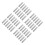 100Pcs Silver Metal Stamping Rectangle Blanks Blank Tags for Craft Use 4