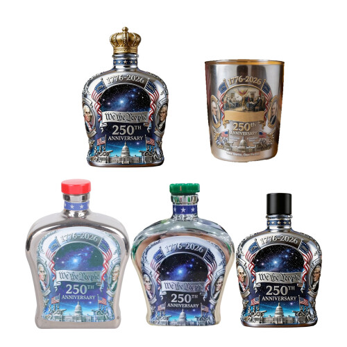 Premium Handcrafted Whiskeys In Commemorative 250th-red lid 1