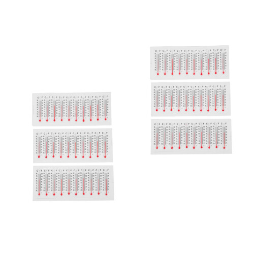 60Pcs Lightweight Miniature Thermometer Models for Home and Office 1