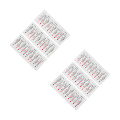 60Pcs Lightweight Miniature Thermometer Models for Home and Office 2