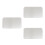 3Pcs Silver Cooling Plates for Rabbits Hamsters Small Pet Cooling Mats 6