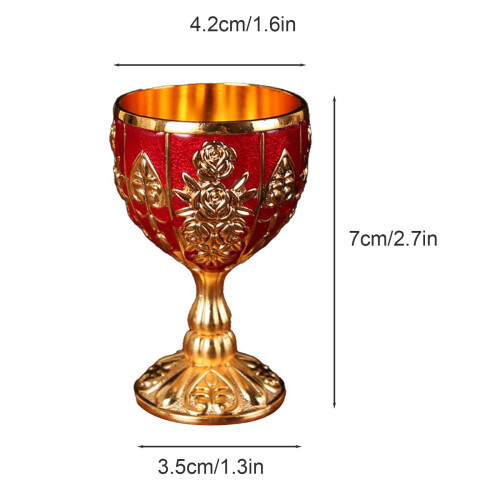 Vintage White Wine Goblet Glass Cup 1 Piece 2
