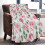 Flanelldecke mit rosa Rosenmuster 4