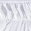 Jupe de lit portefeuille blanche élastique à volants, hauteur 38 cm. 5