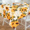 Polyester blomsterdug 152 x 283 cm 3