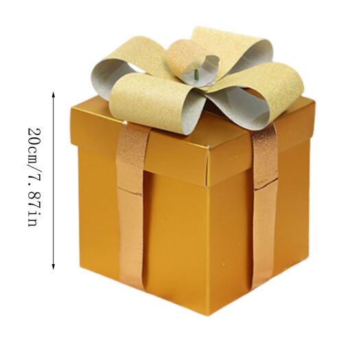 Weihnachtsgeschenkbox – Matte Luxusbox 20 x 20 cm 2