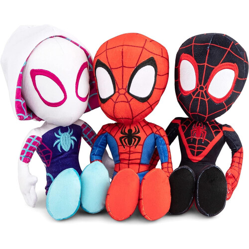 Marvel Spidey Plüschset – Spider-Man, Miles Morales & 1