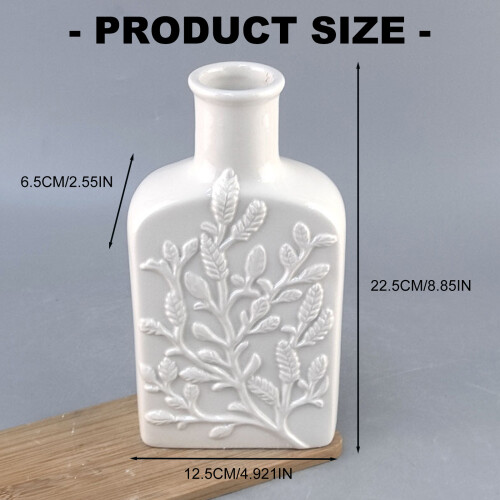 Vases à fleurs rustiques, Vases décoratifs en céramique, 2