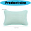 Polyester kussensloop met mesh-stof, verstelbare bandjes-Blauw 4