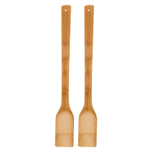 2Pcs Bamboo Wooden Stirring Paddle for Brewing and Kitchen Use