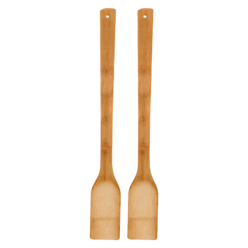 2Pcs Bamboo Wooden Stirring Paddle for Brewing and Kitchen Use