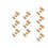 10Pcs Fine Mist Perfume Spray Nozzle Gold Replacement Cap for Bottles 1