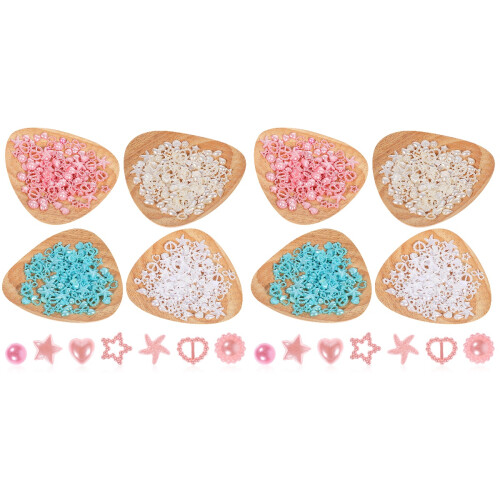 2Pcs Lightweight Plastic Nail Decorations Assorted Designs for Crafts