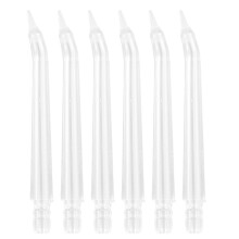 6Stk Wasserflosser Ersatzköpfe Transparent Für Zahnspangenpflege