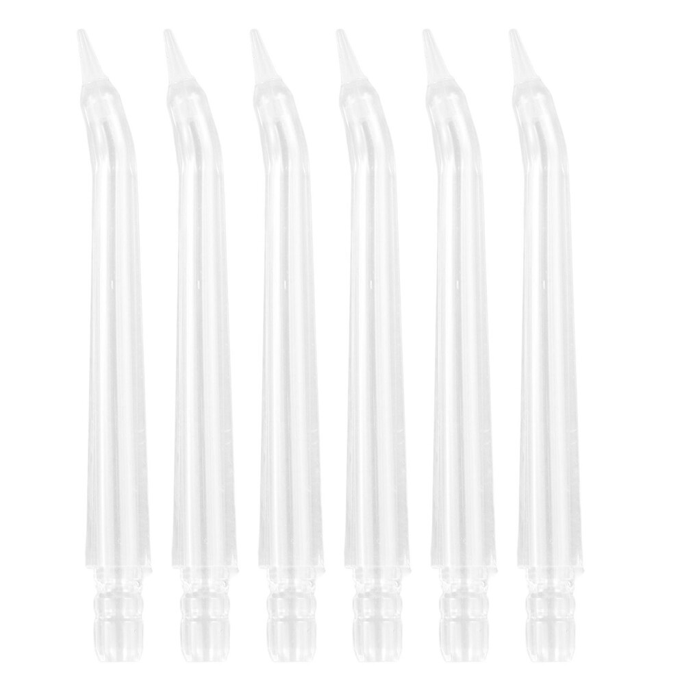 Ohphcall 6Pcs Replacement Nozzles For Dental Irrigator Clear Plastic For Braces