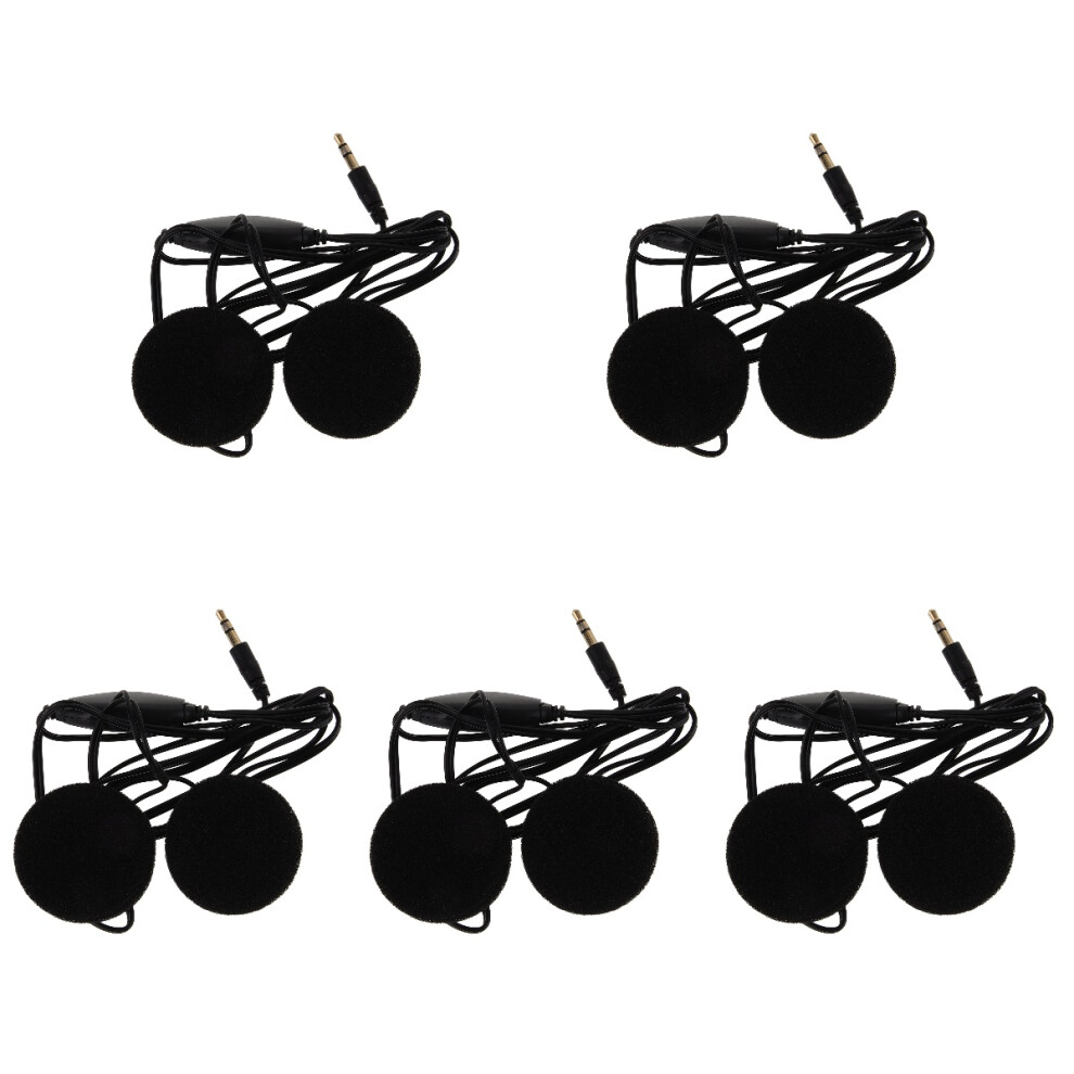 5Pcs Motorcycle Headset With Mic Clear Sound And Noise Cancel 3762254900266