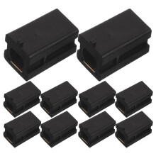 10Pcs Durable Black Stove Knob Adapter Plastic for Oven Bbq Gas Burner
